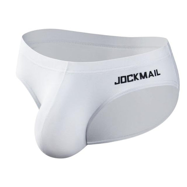 White Jockmail Essence Briefs by Queer In The World sold by Queer In The World: The Shop - LGBT Merch Fashion