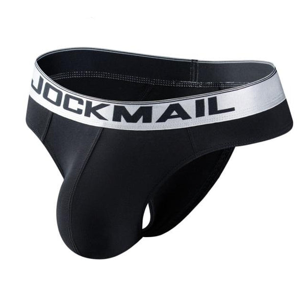 Black Jockmail Silver Briefs by Queer In The World sold by Queer In The World: The Shop - LGBT Merch Fashion