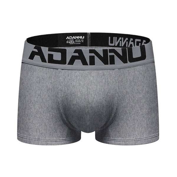Gray ADANNU Classic Boxers by Queer In The World sold by Queer In The World: The Shop - LGBT Merch Fashion