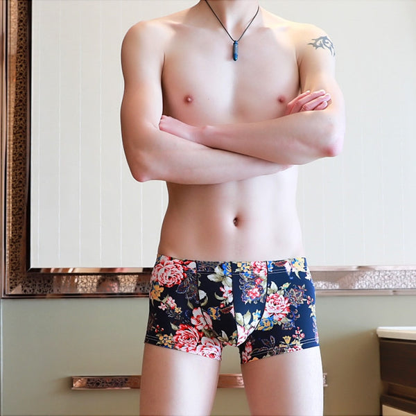  Dark Floral Print Boxers by Queer In The World sold by Queer In The World: The Shop - LGBT Merch Fashion