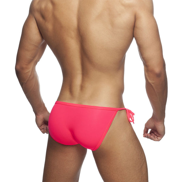Pink Men's Side Tie Bikini Bottom by Queer In The World sold by Queer In The World: The Shop - LGBT Merch Fashion