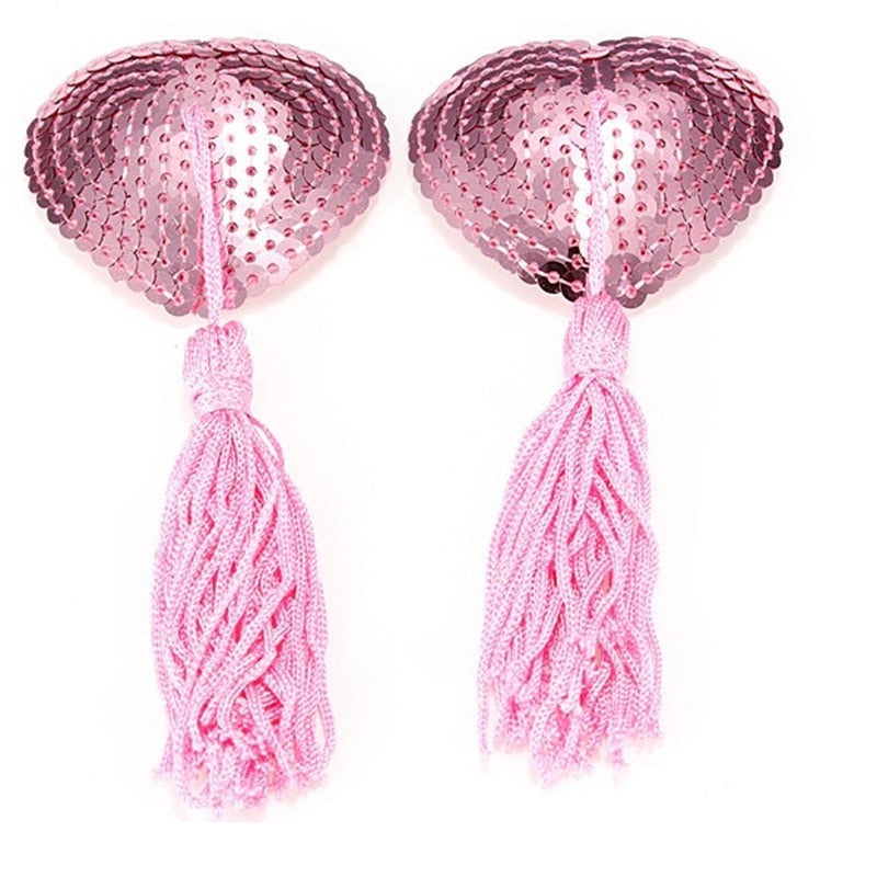 Pink Sexy Burlesque Tassel Pasties by Queer In The World sold by Queer In The World: The Shop - LGBT Merch Fashion