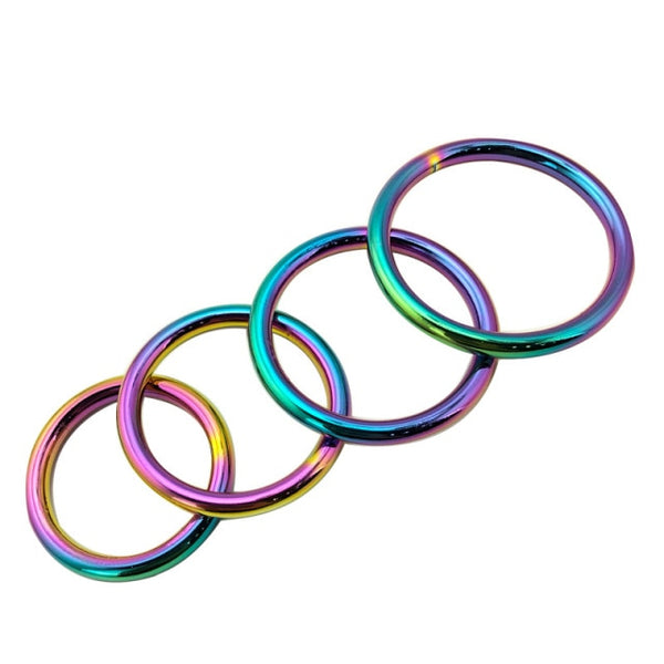 Dia 40mm Chromatic Metal Penis Ring by Queer In The World sold by Queer In The World: The Shop - LGBT Merch Fashion