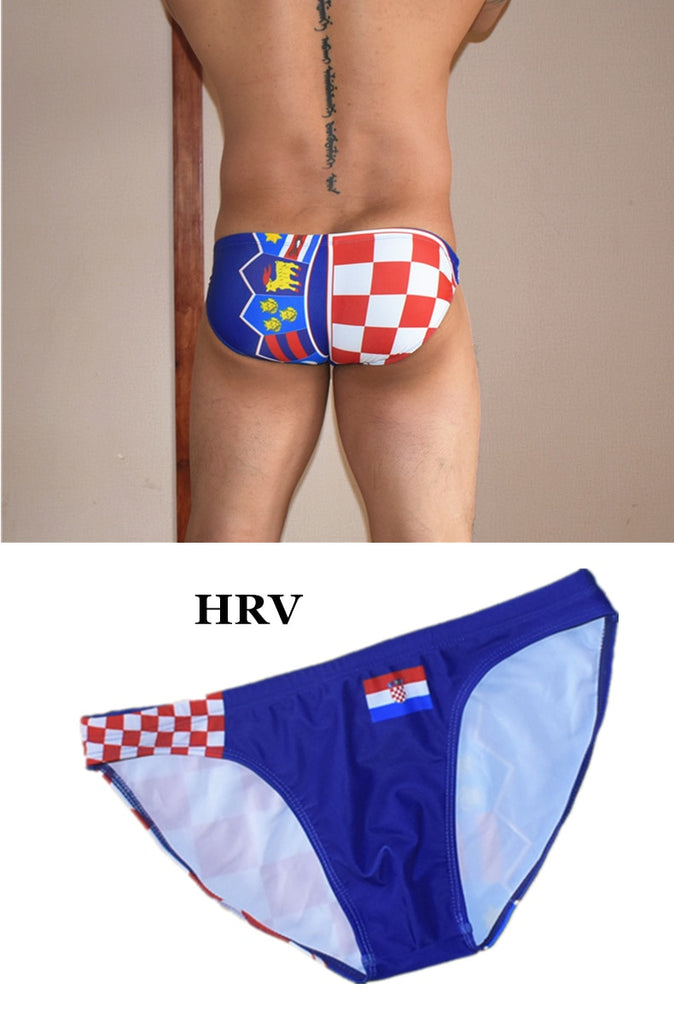 Croatia Flag Swim Briefs – Queer In The World: The Shop