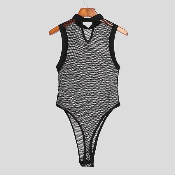  Black Mesh Bodysuit by Queer In The World sold by Queer In The World: The Shop - LGBT Merch Fashion
