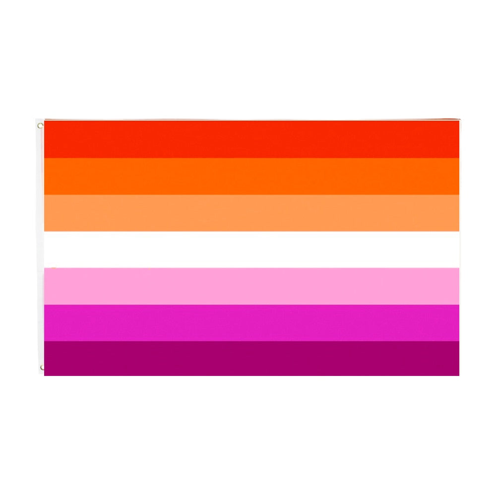  Modern Lesbian Pride Flag by Queer In The World sold by Queer In The World: The Shop - LGBT Merch Fashion