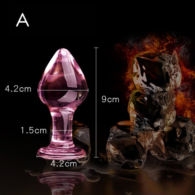 Pink Glass Butt Plug – Queer In The World: The Shop