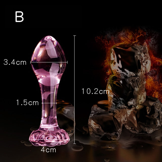 Pink Glass Butt Plug Queer In The World: The Shop Pink Glass Butt Plug Queer In The World: The Shop