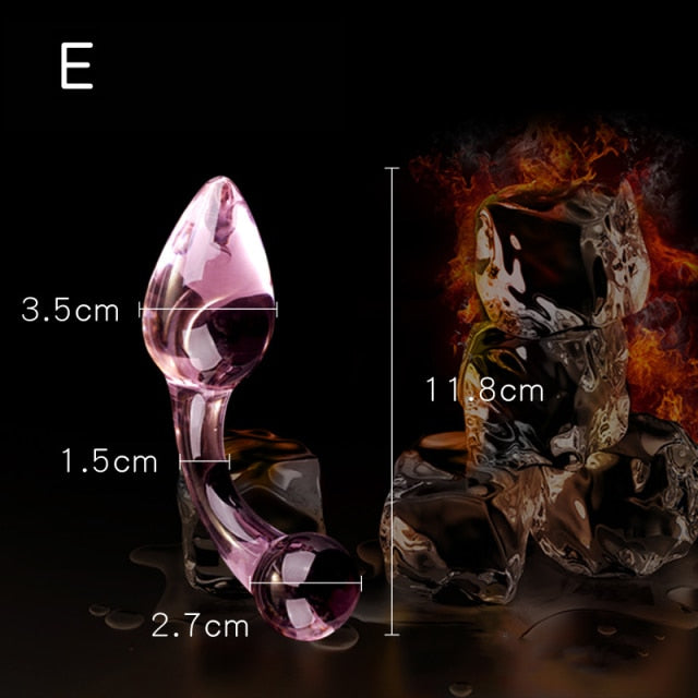 Pink Glass Butt Plug – Queer In The World: The Shop