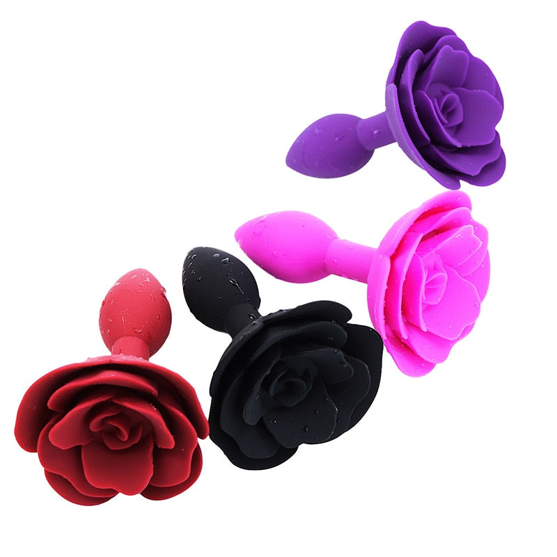 flower anal plug Amazon.com: Red Rose Anal Plug- Medium : Health & Household main image 1
