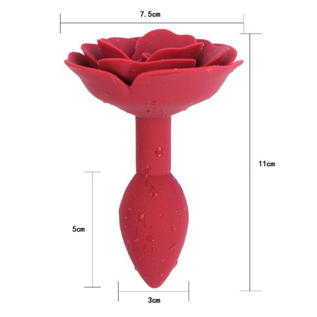 Silicone Rose Butt Plug Queer In The World: The Shop Silicone Rose Butt Plug Queer In The World: The Shop