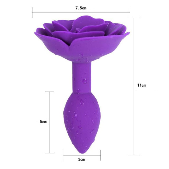 Parfums De Rosine Plug Anal Silicone En Forme De Rose - Bijou Intime Sextoy Pour Femme Parfums De Rosine Plug Anal Silicone En Forme De Rose - Bijou Intime Sextoy Pour Femme