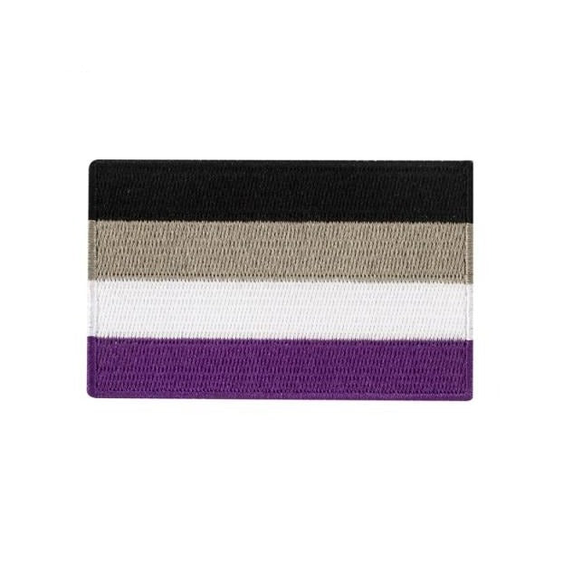  Asexual Flag Iron On Embroidered Patch by Queer In The World sold by Queer In The World: The Shop - LGBT Merch Fashion