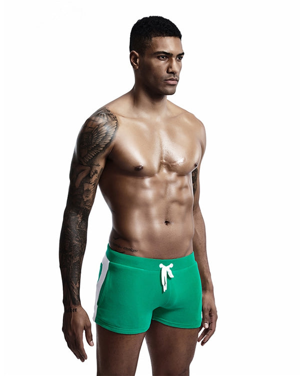 Black Seobean Sexy Mens Velour Shorts by Queer In The World sold by Queer In The World: The Shop - LGBT Merch Fashion