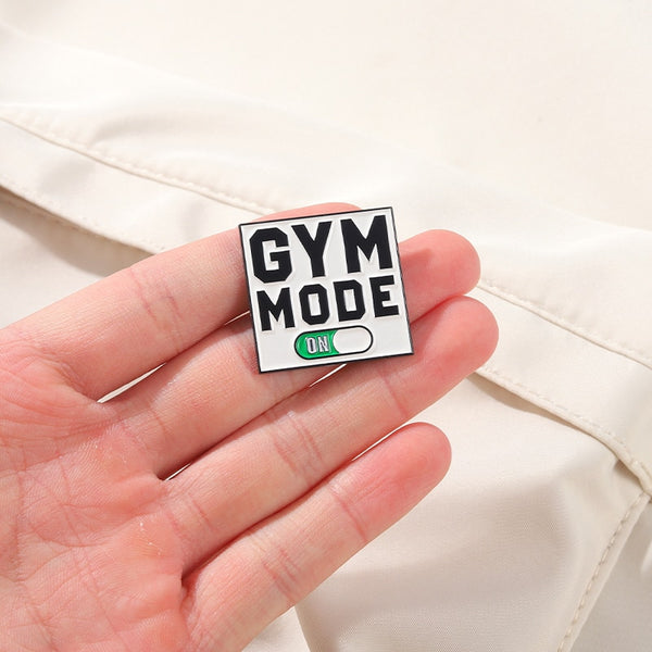  Gym Mode On Enamel Pin by Queer In The World sold by Queer In The World: The Shop - LGBT Merch Fashion