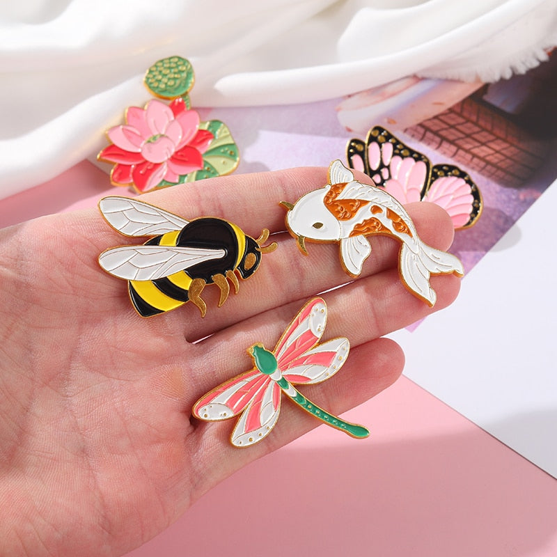  Garden Delight Enamel Pins by Queer In The World sold by Queer In The World: The Shop - LGBT Merch Fashion