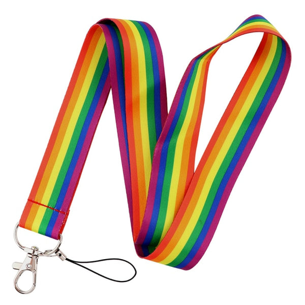  Gay Pride Lanyard by Queer In The World sold by Queer In The World: The Shop - LGBT Merch Fashion