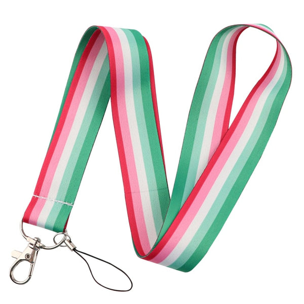  Abrosexual Pride Lanyard by Queer In The World sold by Queer In The World: The Shop - LGBT Merch Fashion