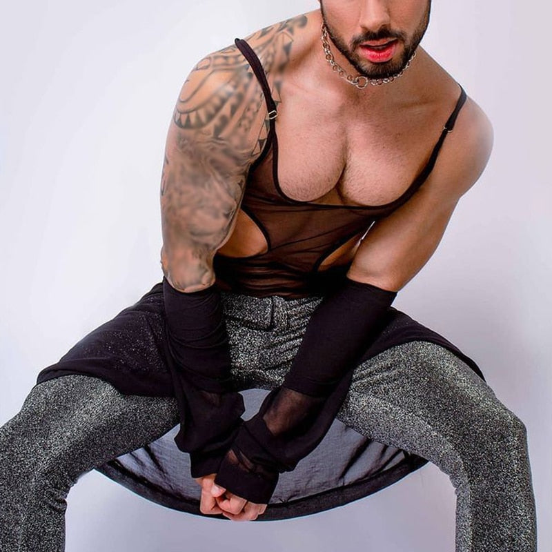  Mesh Gay Bodysuit by Queer In The World sold by Queer In The World: The Shop - LGBT Merch Fashion