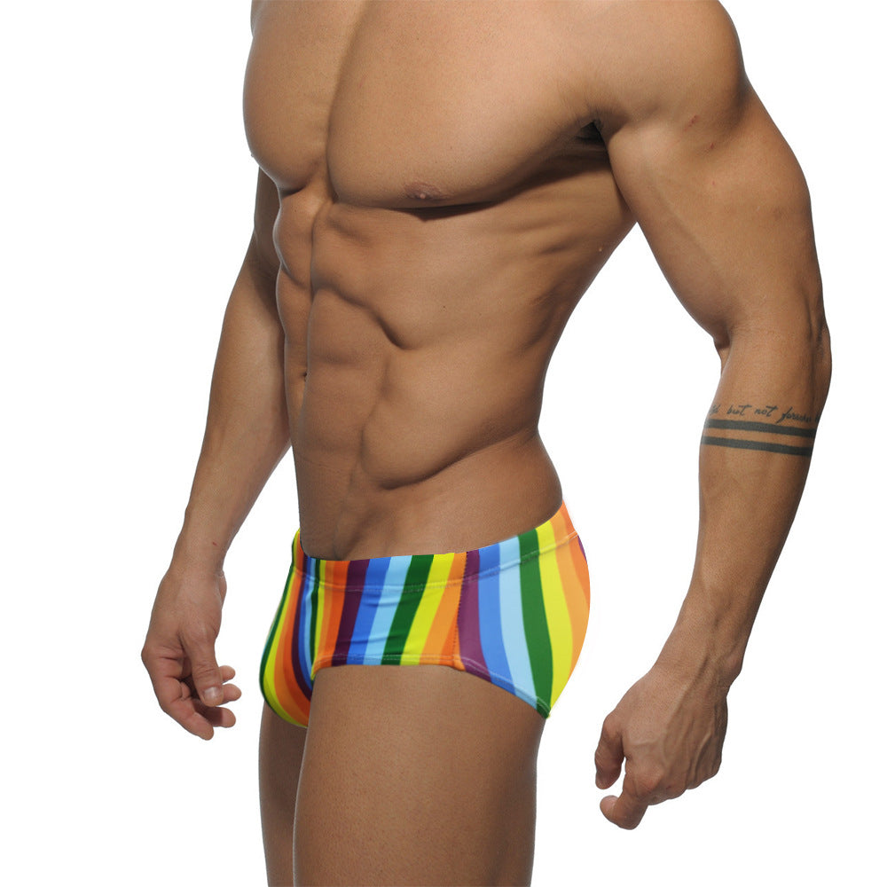  Pride Rainbow Swim Briefs by Queer In The World sold by Queer In The World: The Shop - LGBT Merch Fashion