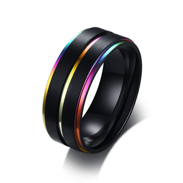  Black Gay Promise Ring by Queer In The World sold by Queer In The World: The Shop - LGBT Merch Fashion