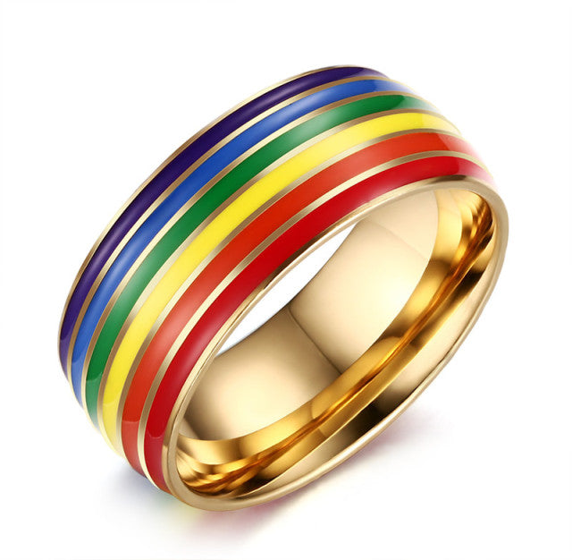  Gold Queer Ring by Queer In The World sold by Queer In The World: The Shop - LGBT Merch Fashion