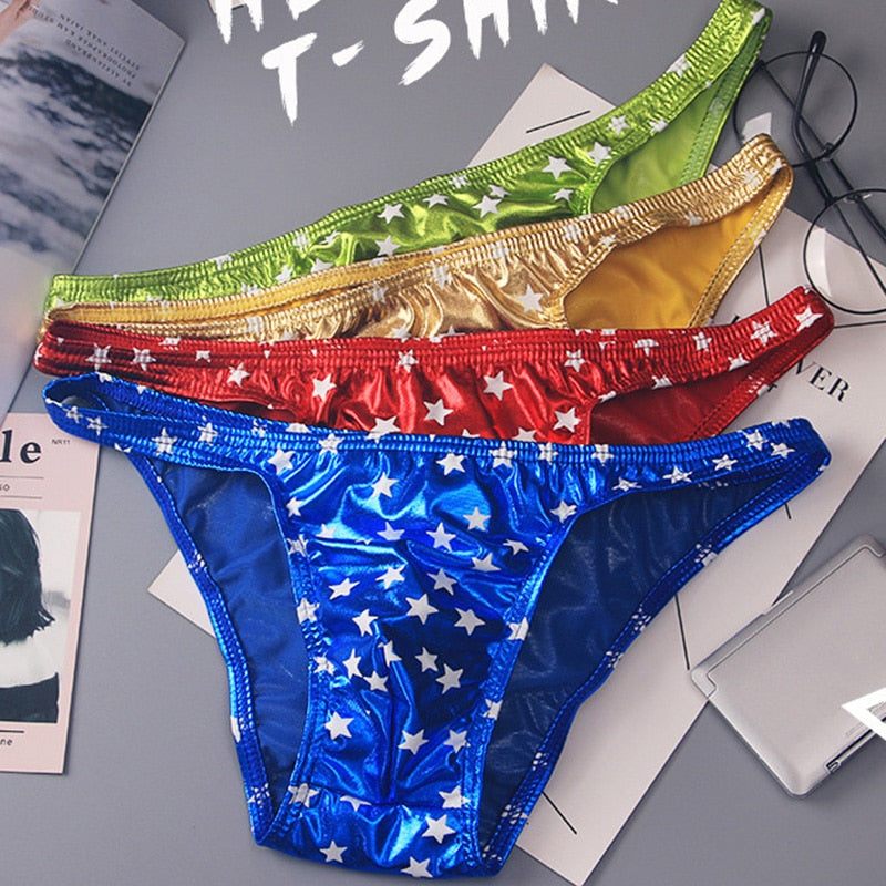 Blue Sexy Stripper Fantasy Underwear Briefs by Queer In The World sold by Queer In The World: The Shop - LGBT Merch Fashion