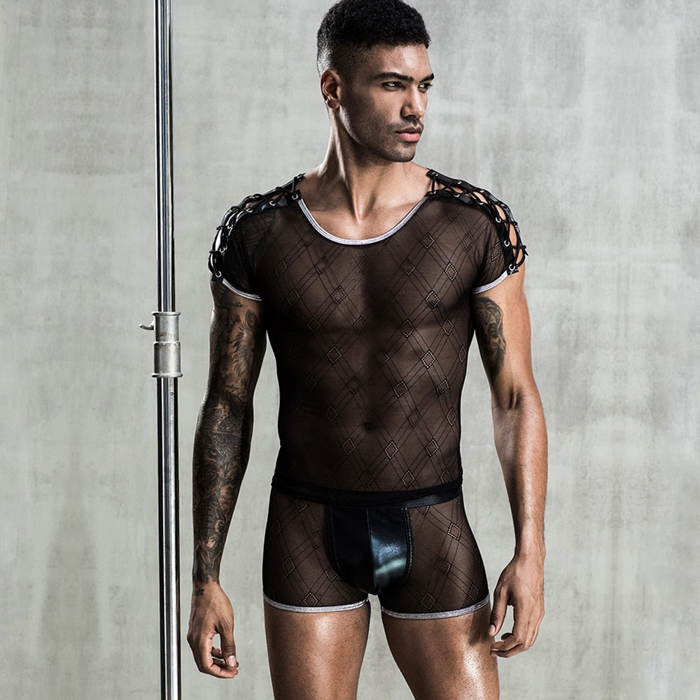  Sexy Lace Gay Party Outfit by Oberlo sold by Queer In The World: The Shop - LGBT Merch Fashion