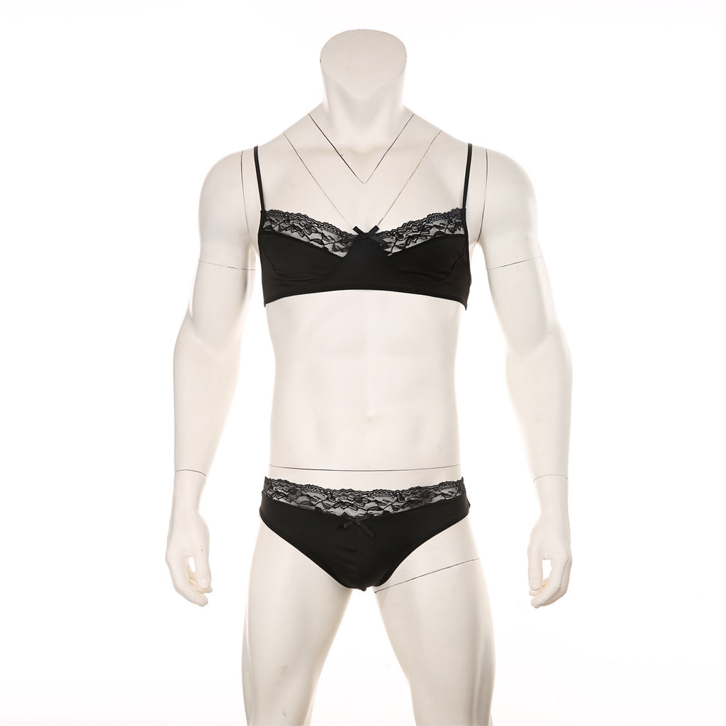 Sexy Lace Trim Lingerie - White - XXL Sexy Lace Trim Lingerie - White - XXL