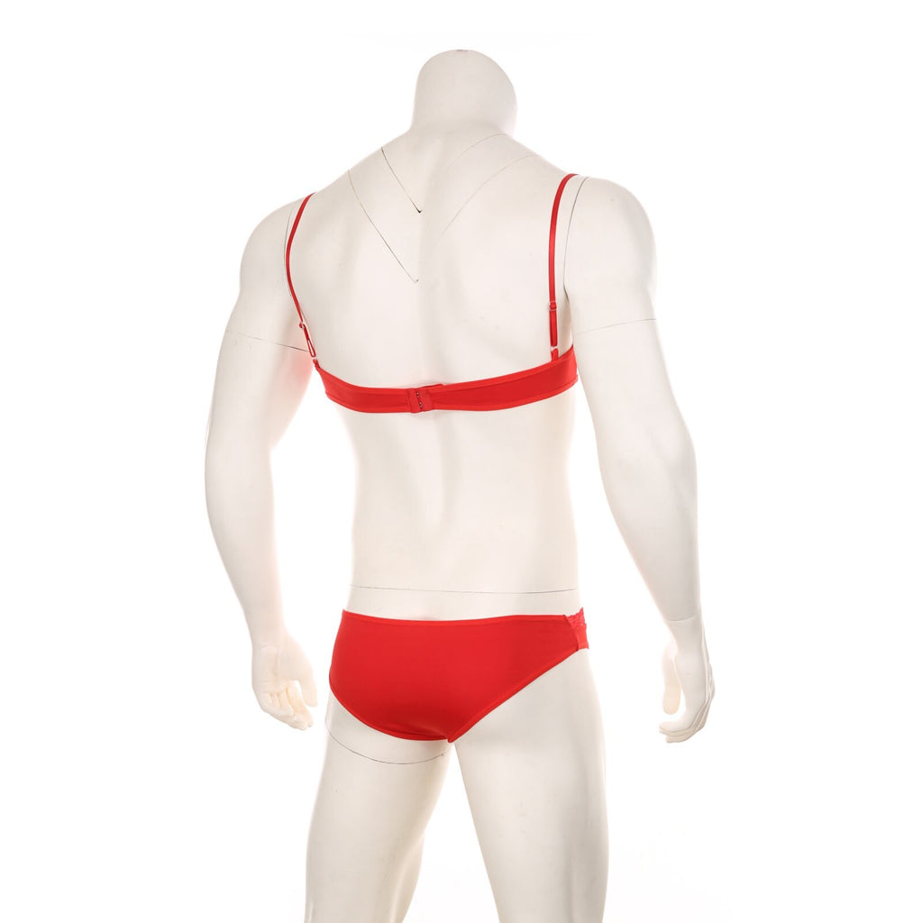 Men's Lace Lingerie Panties & Bra Set Queer In The World: The Shop Men's Lace Lingerie Panties & Bra Set Queer In The World: The Shop