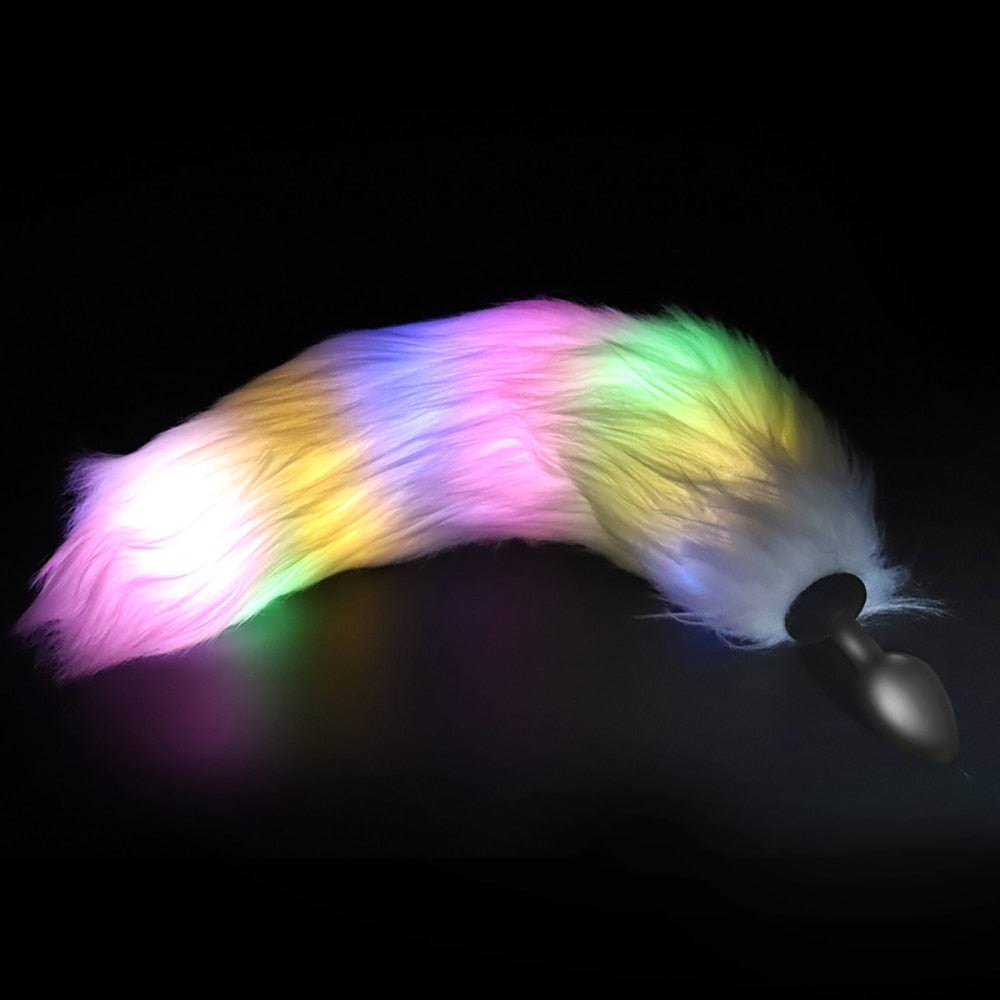Light Up Fiber Optic Furry Tail