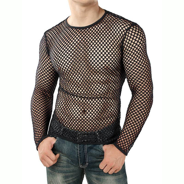 Black Gay Fishnet T-Shirt by Queer In The World sold by Queer In The World: The Shop - LGBT Merch Fashion