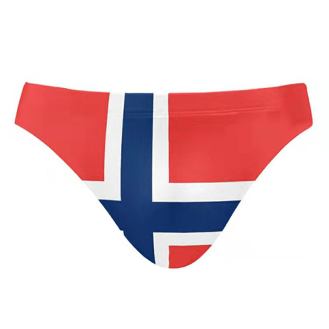  Norway Flag Swim Briefs by Queer In The World sold by Queer In The World: The Shop - LGBT Merch Fashion