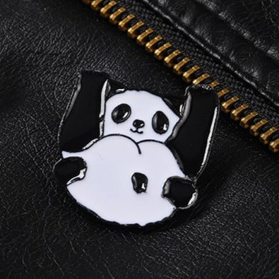  Panda Bottom Enamel Pin by Queer In The World sold by Queer In The World: The Shop - LGBT Merch Fashion