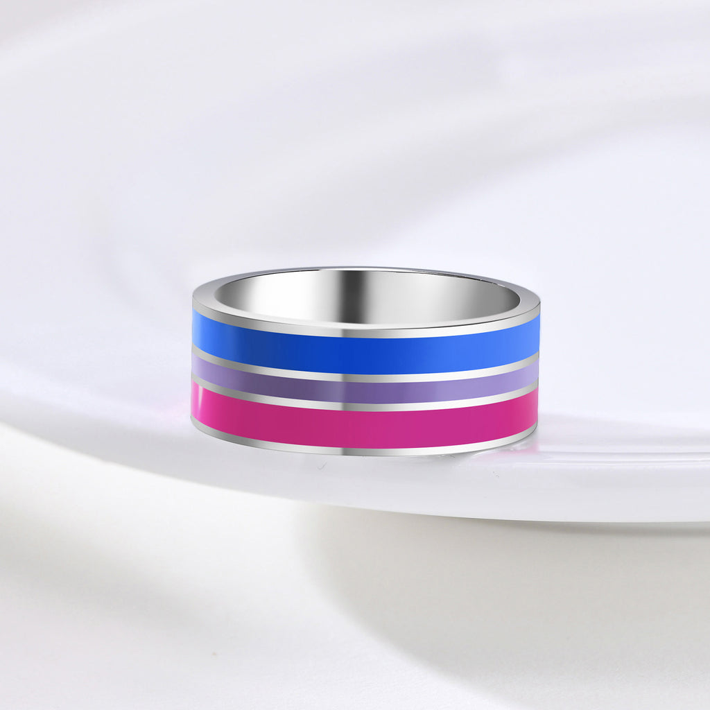  Bisexual Pride Ring by Queer In The World sold by Queer In The World: The Shop - LGBT Merch Fashion