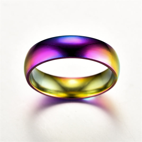  Rainbow Eternity Ring by Queer In The World sold by Queer In The World: The Shop - LGBT Merch Fashion