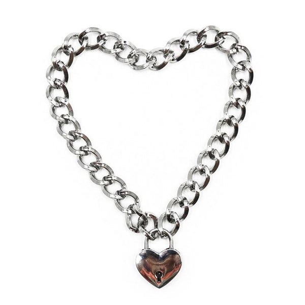 Puppy slave fetish collar lock photographed for the product listing.