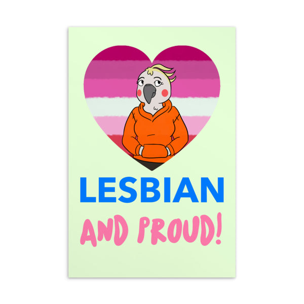 Cream canvas tote bag with LGBTQ+ pins, patches, a rainbow scarf, keys, lighter, a book, “THE FUTURE IS FEMALE” patches, and a Lesbian And Proud Postcard.