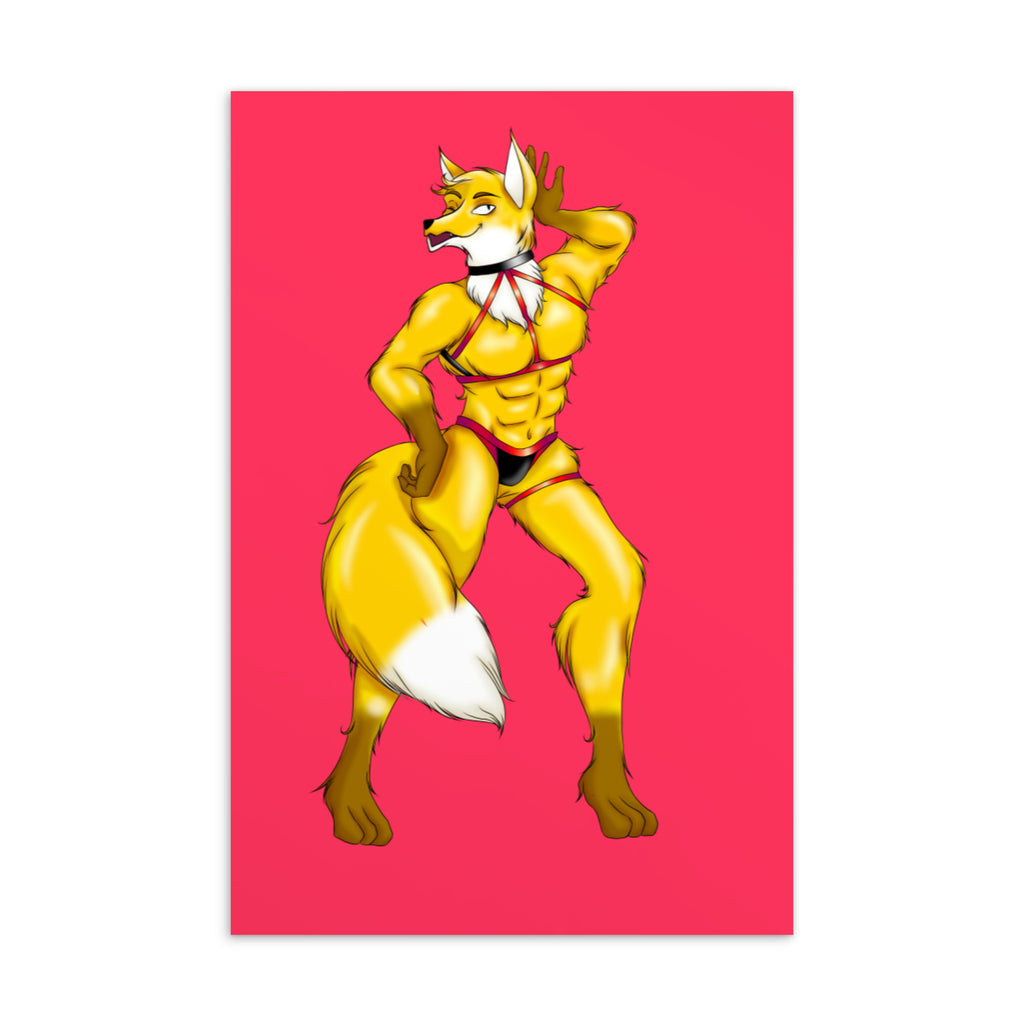  Hot Gay Furry Postcard by Queer In The World Originals sold by Queer In The World: The Shop - LGBT Merch Fashion