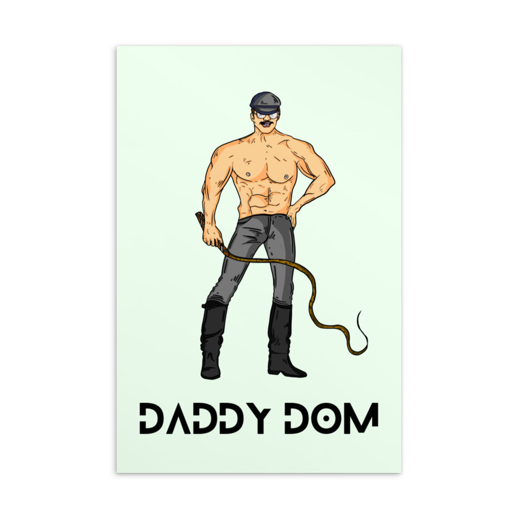  Daddy Dom Postcard by Queer In The World Originals sold by Queer In The World: The Shop - LGBT Merch Fashion