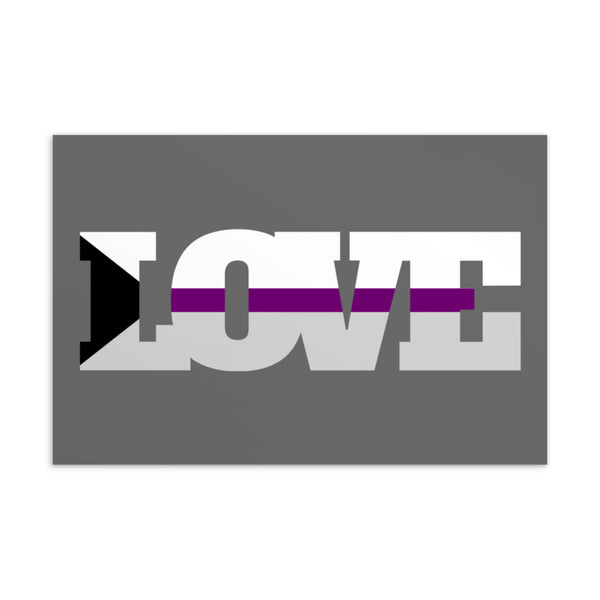  Demisexual Love Postcard by Queer In The World Originals sold by Queer In The World: The Shop - LGBT Merch Fashion