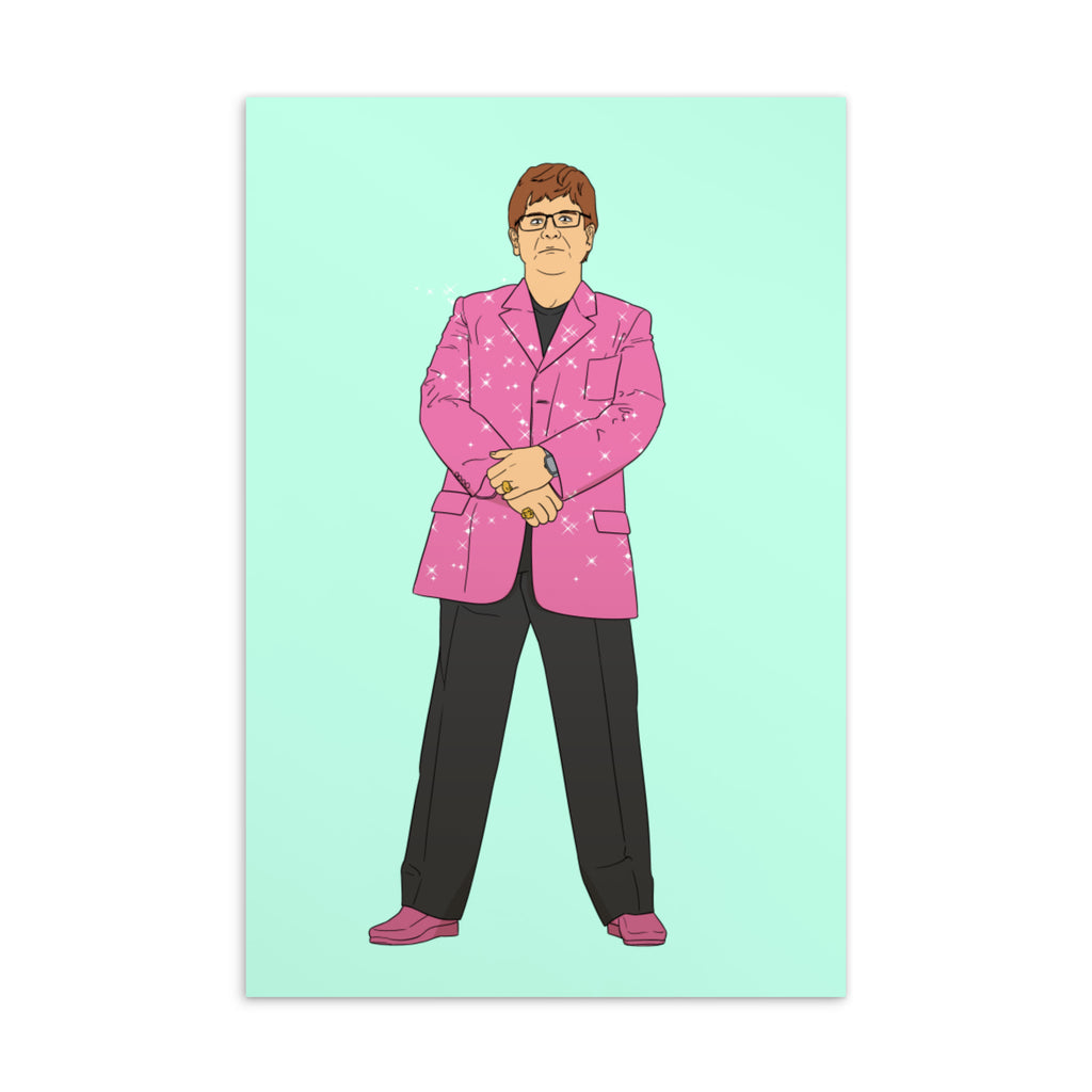  Elton John Postcard by Queer In The World Originals sold by Queer In The World: The Shop - LGBT Merch Fashion