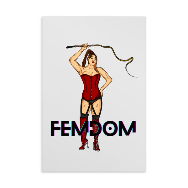  Femdom Postcard by Queer In The World Originals sold by Queer In The World: The Shop - LGBT Merch Fashion