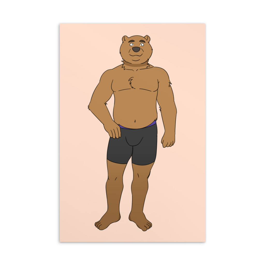  Gay Cub Postcard by Queer In The World Originals sold by Queer In The World: The Shop - LGBT Merch Fashion