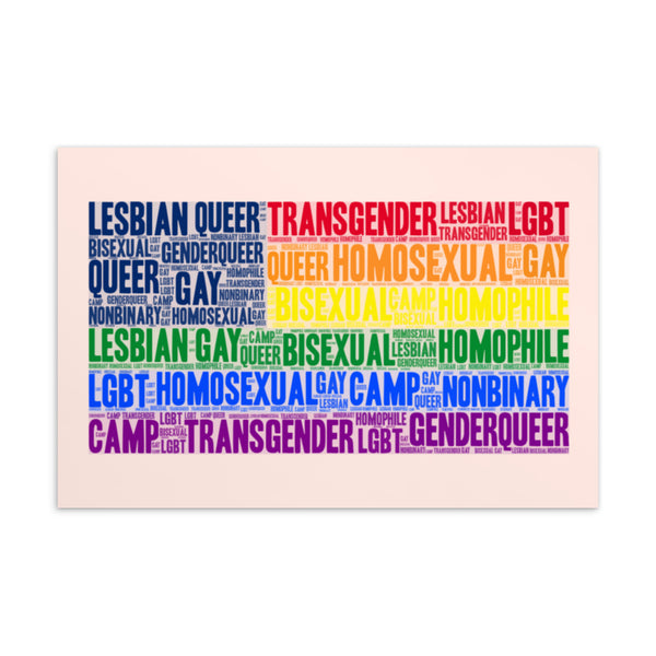  Gay Usa Postcard by Queer In The World Originals sold by Queer In The World: The Shop - LGBT Merch Fashion