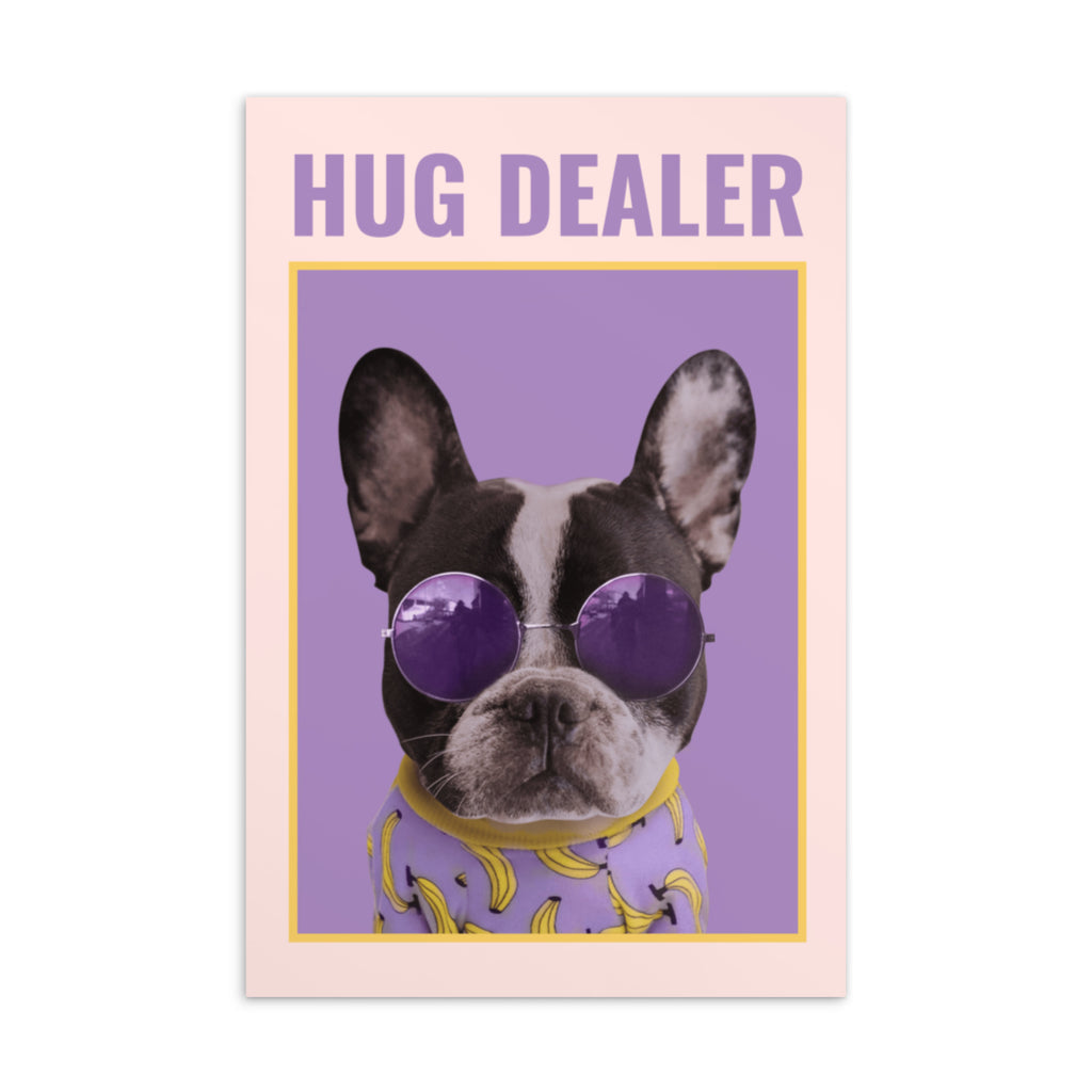  Hug Dealer Postcard by Queer In The World Originals sold by Queer In The World: The Shop - LGBT Merch Fashion