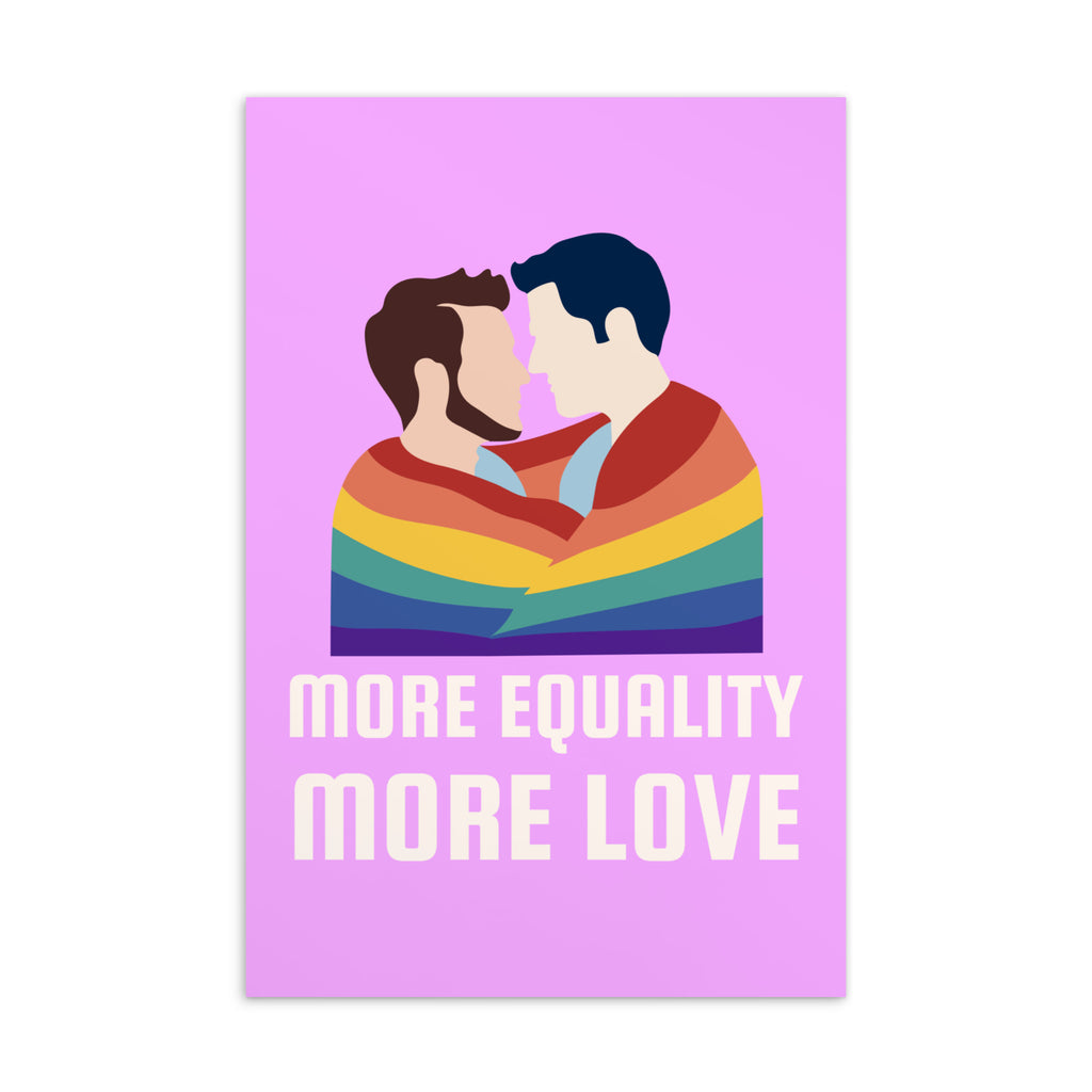  LGBT Couple Postcard by Queer In The World Originals sold by Queer In The World: The Shop - LGBT Merch Fashion