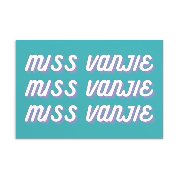  Miss Vanjie Postcard by Queer In The World Originals sold by Queer In The World: The Shop - LGBT Merch Fashion