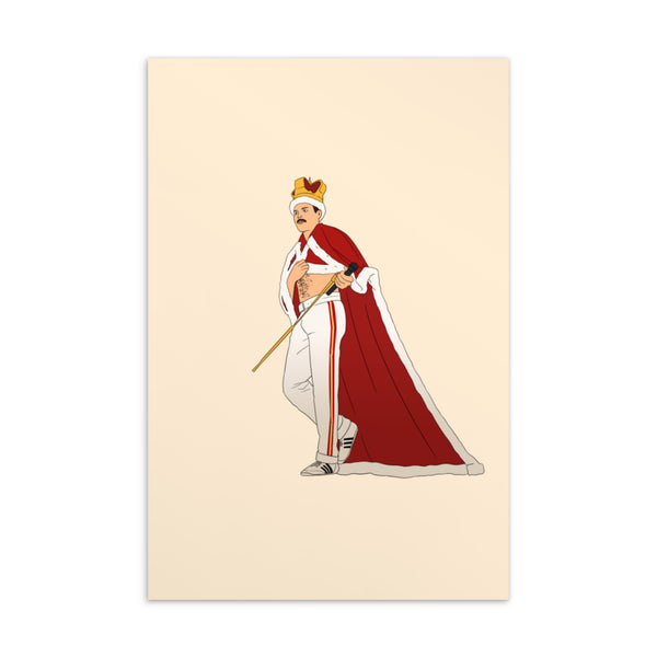  Queen Freddy Mercury Postcard by Queer In The World Originals sold by Queer In The World: The Shop - LGBT Merch Fashion