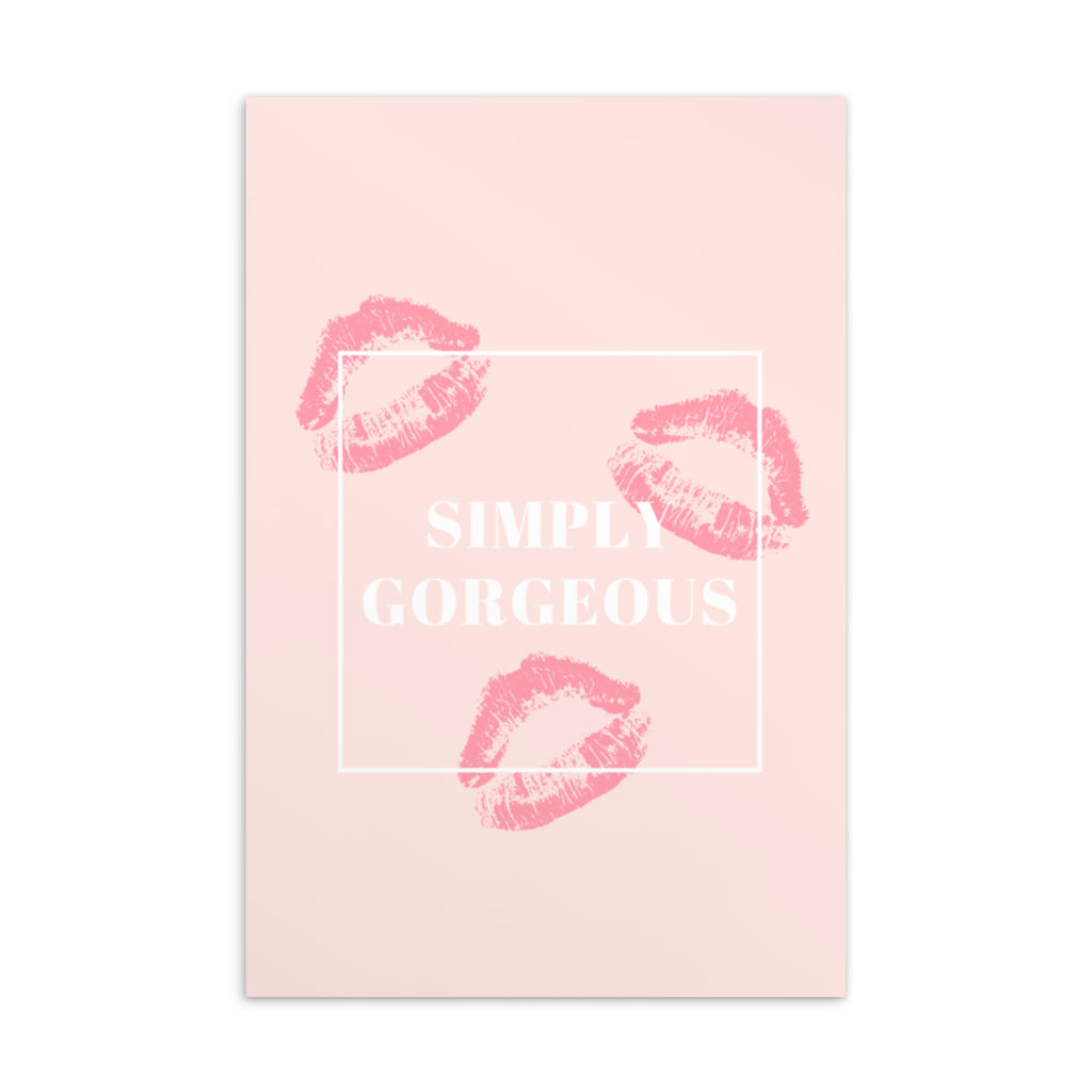  Simply Gorgeous Postcard by Queer In The World Originals sold by Queer In The World: The Shop - LGBT Merch Fashion